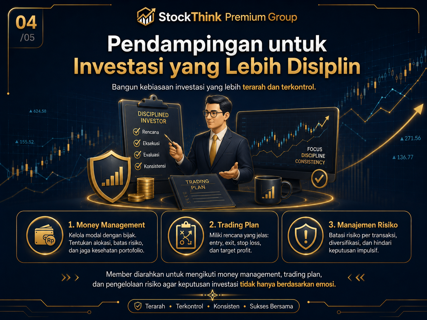Pendampingan investasi disiplin